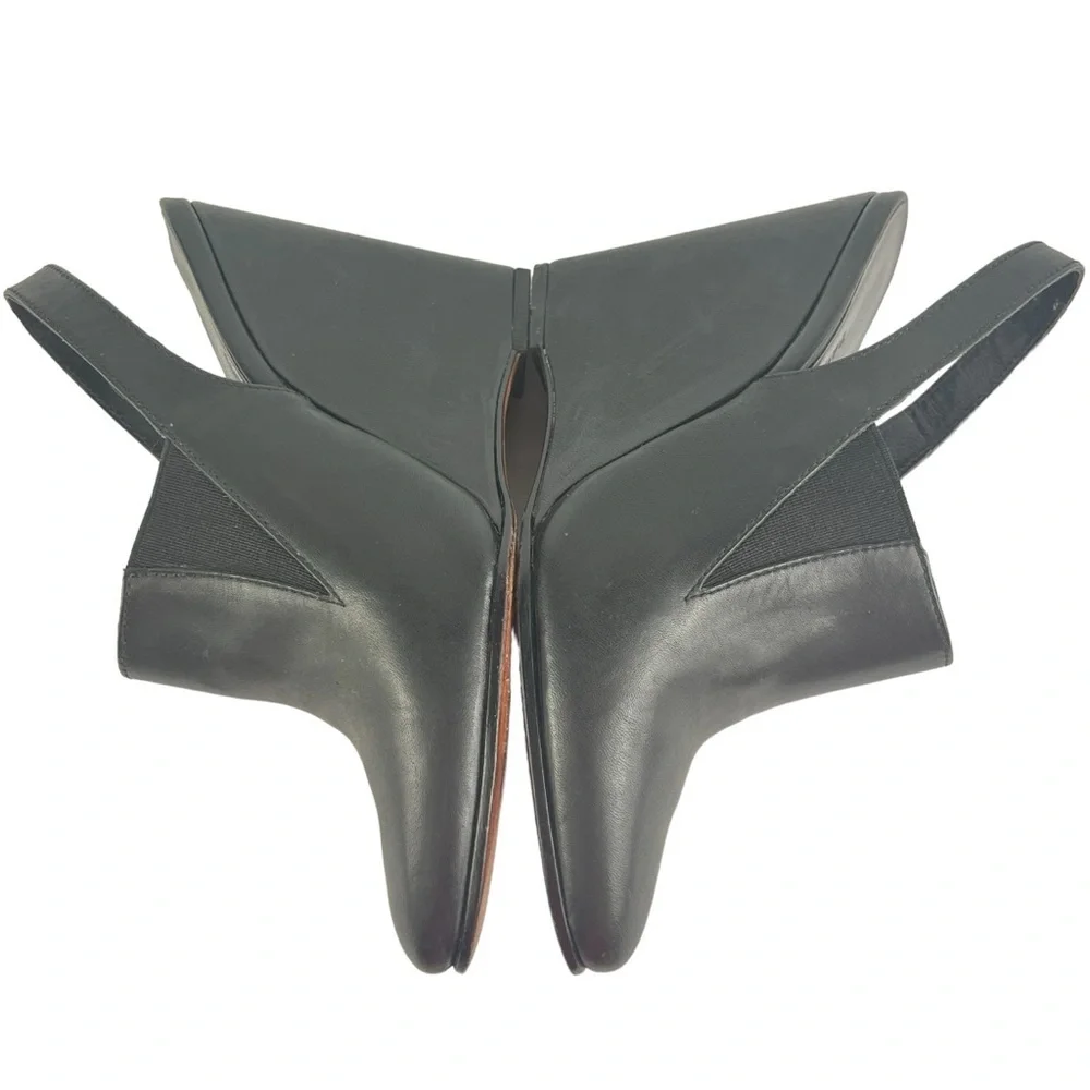 Rachel Comey Virgo Slingback Wedge Heels in Black Women's Size 6.5